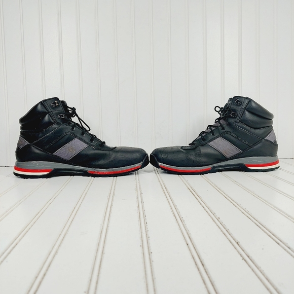 Timberland Men's Black Leather Lace Up Winter Boots i 1011 - Picture 7 of 12